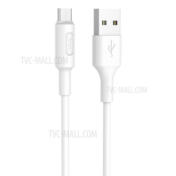 HOCO X25 1M Soarer Micro USB Data Sync Charging Cable - White