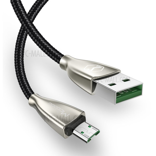 MCDODO CA-5910 1.5m 4A Micro USB High Speed Charge Sync Data Cable, Support Oppo VOOC - Black