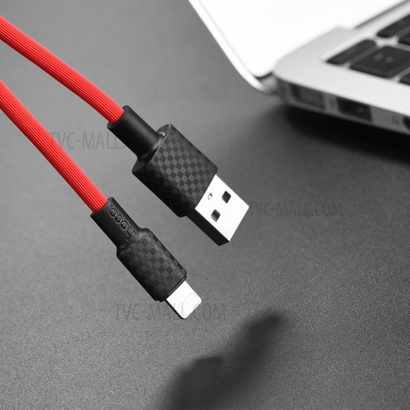 HOCO X29 Superior Lightning 8 Pin Charging Data Sync Cable for iPhone iPad iPod, etc. - Red