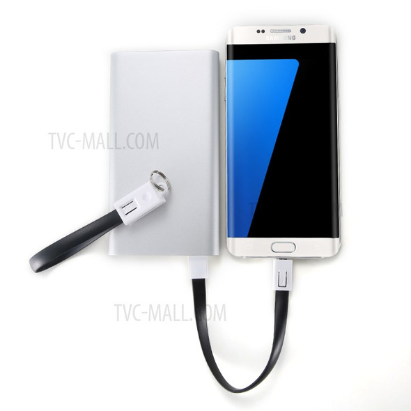 FLOVEME Portable Keychain Micro USB Data & Charge Cable for Xiaomi Samsung, etc - Black