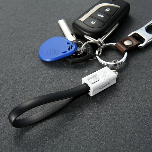 FLOVEME Portable Keychain Micro USB Data & Charge Cable for Xiaomi Samsung, etc - Black