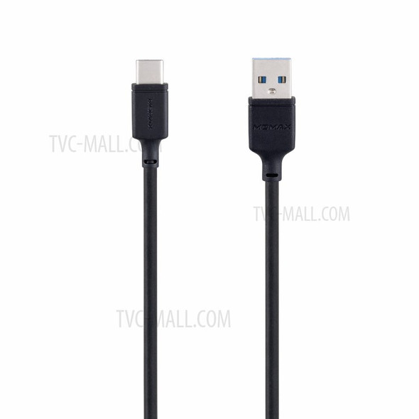 MOMAX 1M USB Type-C to USB-A Data Sync Charging Cable for Samsung Huawei Xiaomi - Black