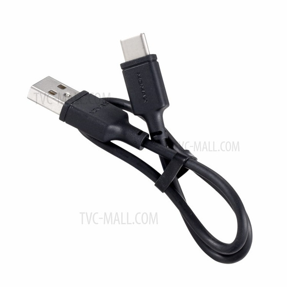 MOMAX 0.3M USB Type-C to USB-A Data Sync Charger Cable for Samsung Huawei Xiaomi - Black