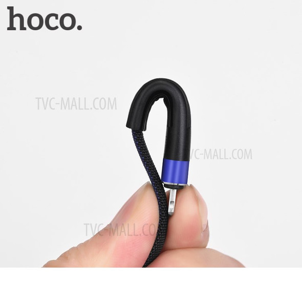 HOCO U39-Apple Slender Charging Data Cable for Lightning Apple - Blue/Black