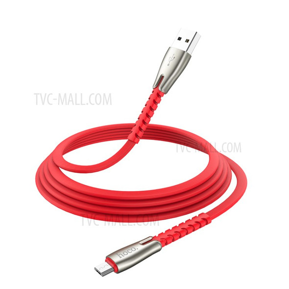 HOCO Core Charging Micro USB Data Cable 1.2m for Huawei Xiaomi OnePlus Etc. - Red