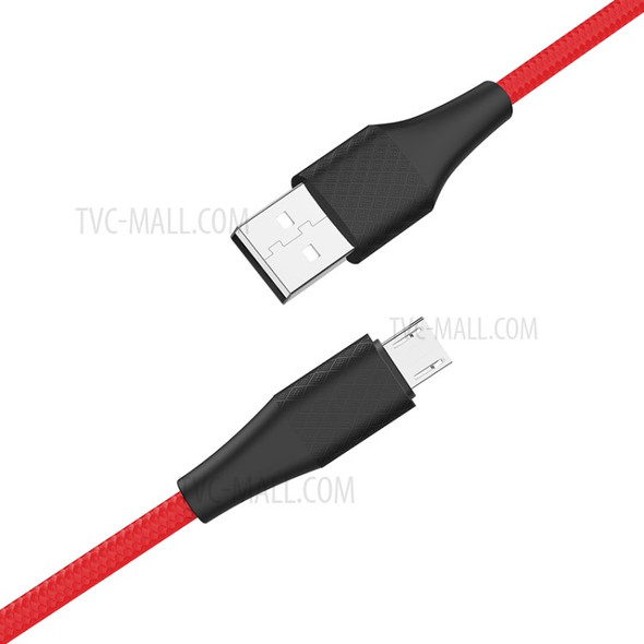 HOCO X32 1M Micro USB Data Sync Charger Cable for Samsung Huawei Xiaomi - Red