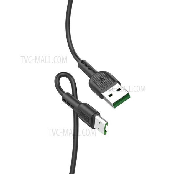 HOCO X33 4A 1M Micro USB Data Sync Charging Cable for Samsung Huawei Xiaomi - Black