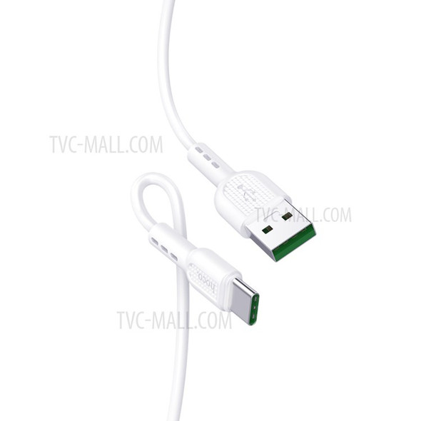 HOCO X33 5A 1M Type-C USB Data Sync Charger Cable for Samsung Huawei Xiaomi - White