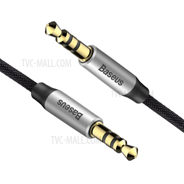 BASEUS M30 1m Male to Male Audio Cable for Phones, Tablets, PC devices - Black