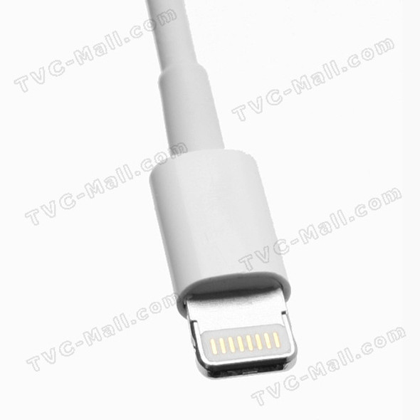8pin Lightning USB Sync Data Charger Cable for iPhone SE 5s 5c 5 / iPod Touch 5 Nano 7, Support IOS 8.0 System - White