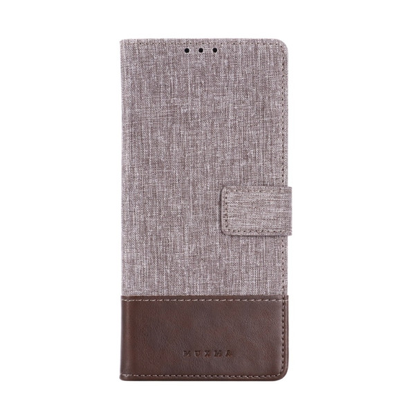 For Huawei Mate 30 Pro MUMXA MX102 Horizontal Flip Canvas Stitching Leather Case with Holder & Card Slots & Wallet(Brown)