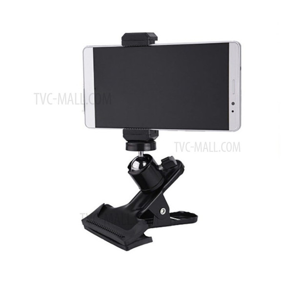 Guitar Head Clip Mobile Phone Holder Live Streaming Bracket Clip Head Tripod Stand