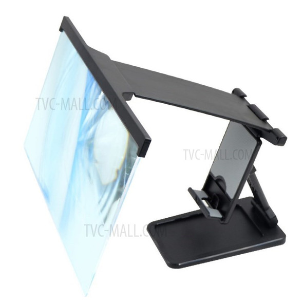 HD Mobile Phone Screen Magnifier Foldable Phone Stand with Projector Screen for Movies Videos Gaming