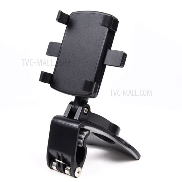 Car Phone Holder 360 ° Rotation Auto Dashboard Car Phone Mount Stand Bracket for Mobile Phone GPS