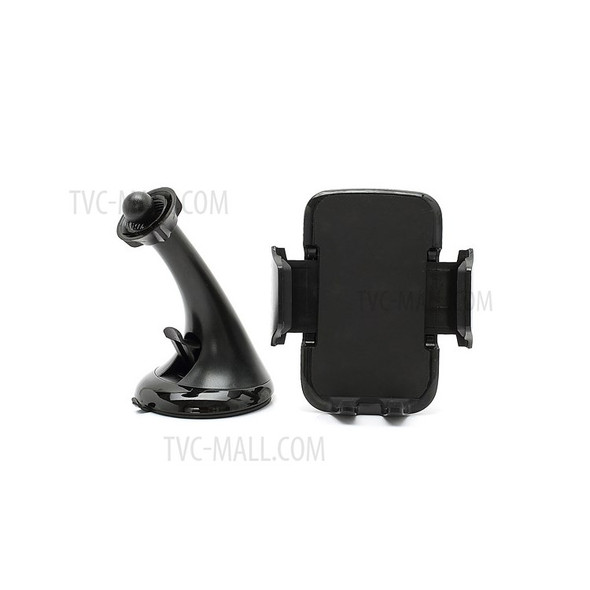 Latest Universal In Car Suction Cup Holder Mount for iPhone iPod Samsung HTC LG Nokia GPS etc - Black