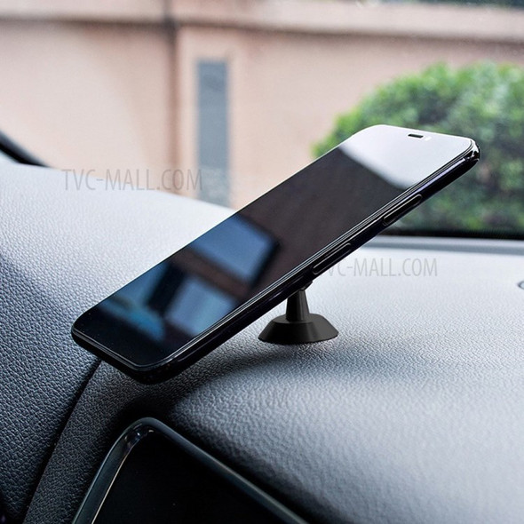 Magnetic Car Phone Holder Dashboard Mobile Phone Stand Bracket - Black