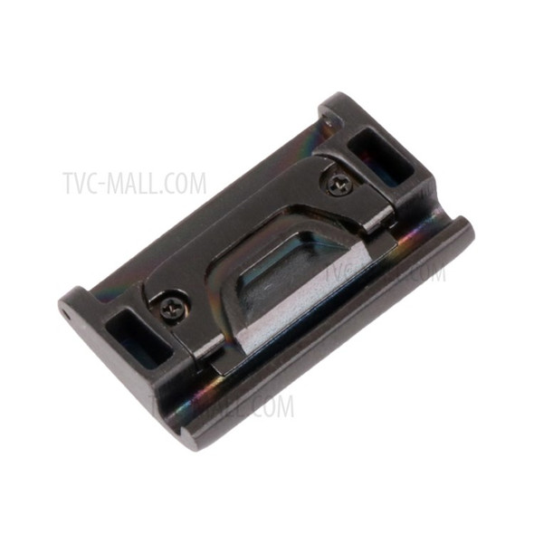 2Pcs/Pair Metal Watchband Connectors for Garmin Fenix 5S - Black