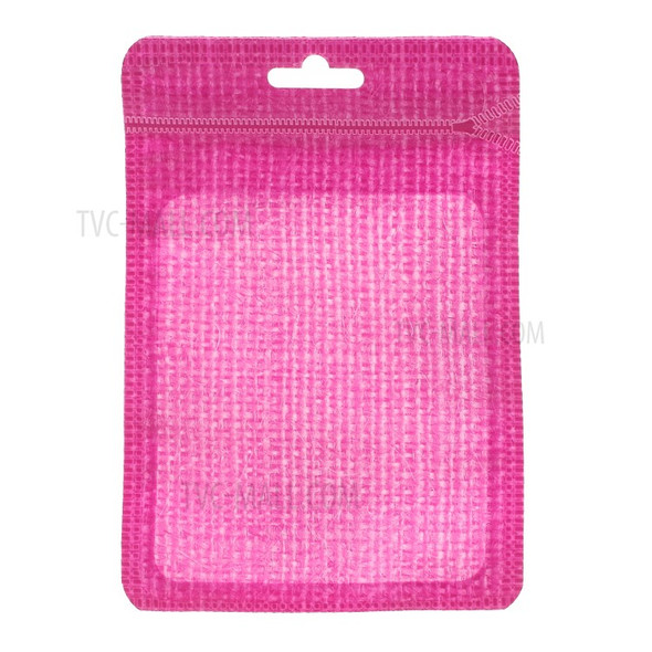 100Pcs/Lot Zip Lock Packing Pouch Bag for USB Data Cable, Size: 12 x 9cm - Purple