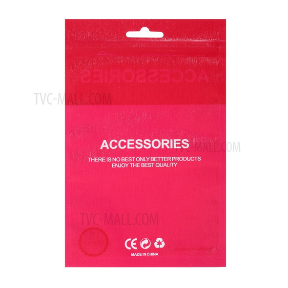 100Pcs/Lot Zip Lock Packing Bag for USB Data Cable, Size: 13.5x9.5cm - Red