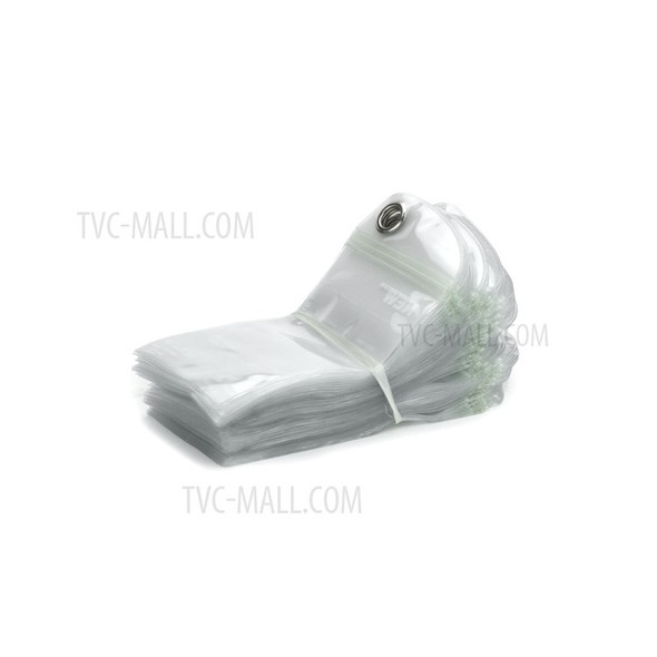50PCS/Pack Plastic Zip-lock Packaging Bag with Hang Hole for iPhone 5 For Samsung i9300 Cases, Size: 16 x 9.5cm - White