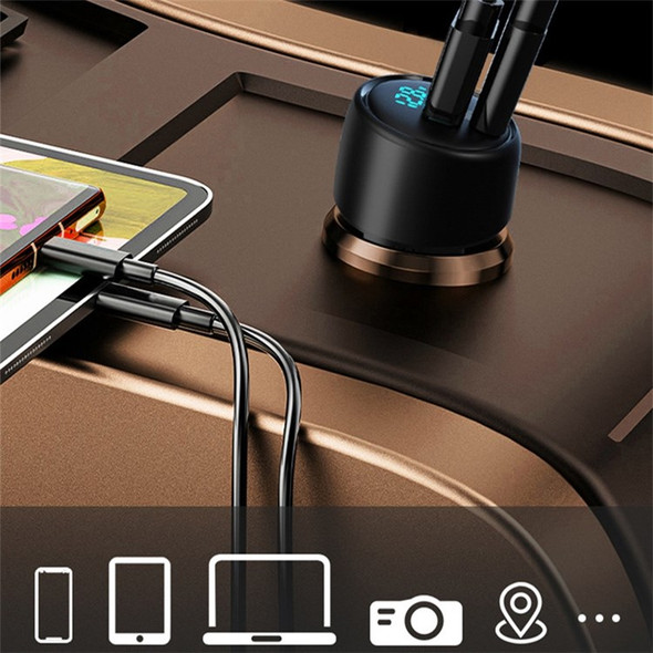 LOHEE S-31 Car Charger PD 87W Strong Power Fast Charging Car Charging Cigarette Lighter Adapter