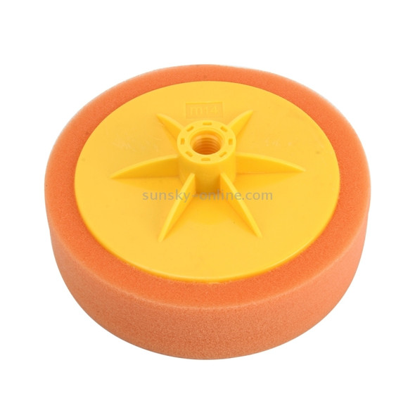 Polishing Disc Auto Polishing Machine Dedicated Sponge Wheel Wax Polishing Sponge Decontamination Sponge, Screw Hole Diameter:14mm