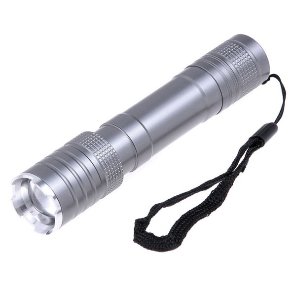 KX-W8605 260LM Flashlight, XP-E R2 LED, 3-Mode, White Light(Silver)
