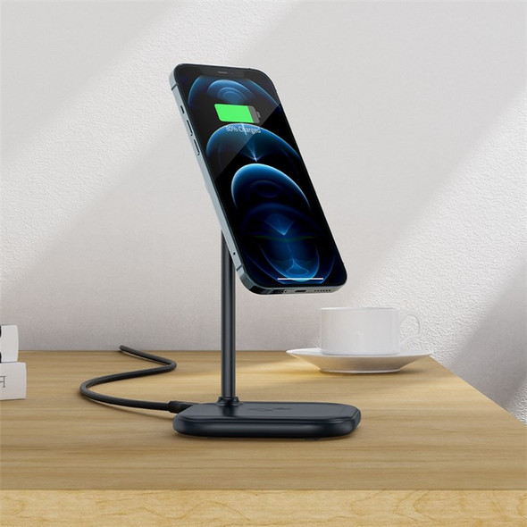 ACEFAST E6 Desktop Magnetic Holder Dual Wireless Charger Dock for iPhone AirPods