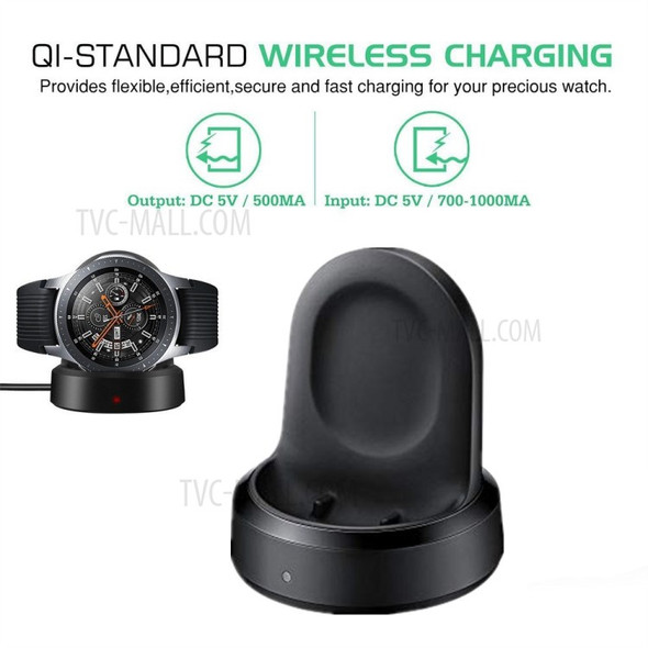 Smart Watch Wireless Charging Dock Cradle with Cable for Samsung Galaxy Watch 46mm SM-R800/42mm SM-R810 (EP-YO805)