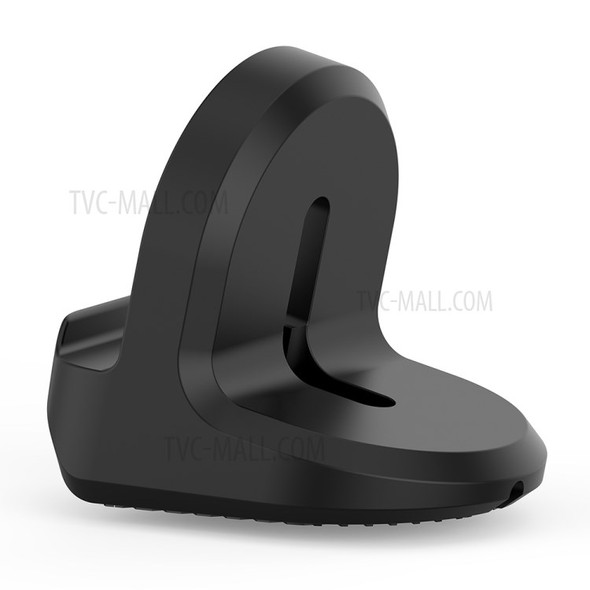 Silicone Charging Stand Dock Station Holder with Charging Hole for Apple Watch Series 4/3/2/1 - Black