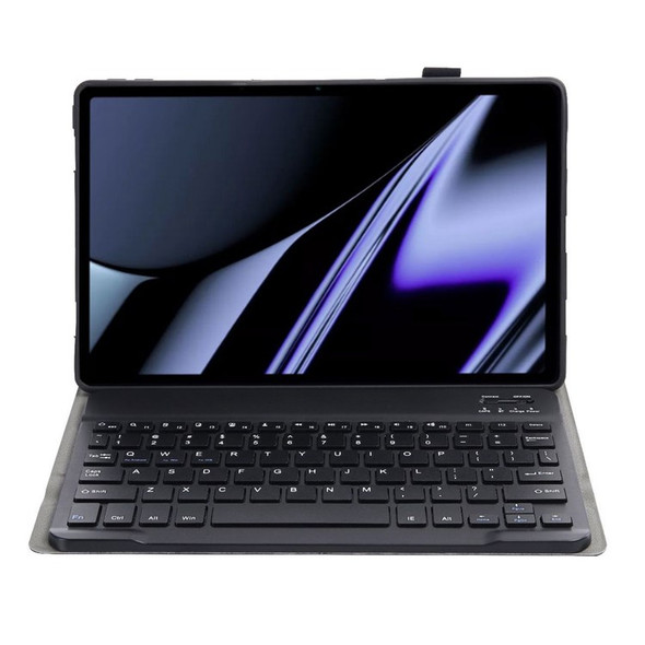Detachable Bluetooth Keyboard Case for Oppo Pad 11 inch Ultra-Thin Protective Cover Adjustable Stand Leather Case - Black