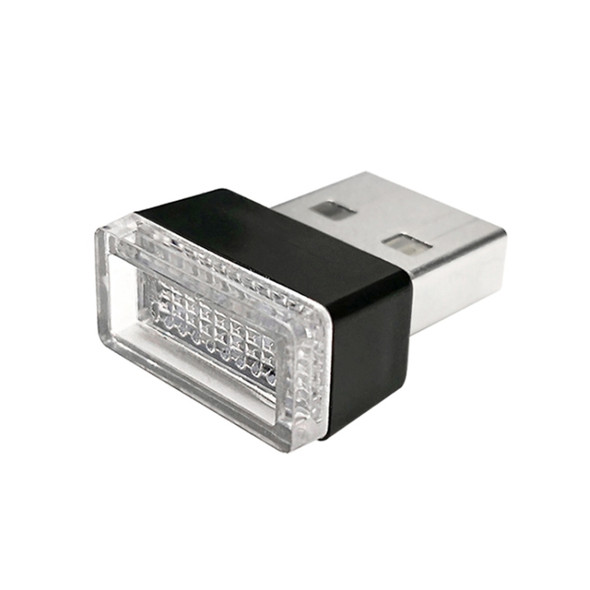 Universal PC Car USB LED Atmosphere Lights Emergency Lighting Decorative Lamp(Ice Blue Light)