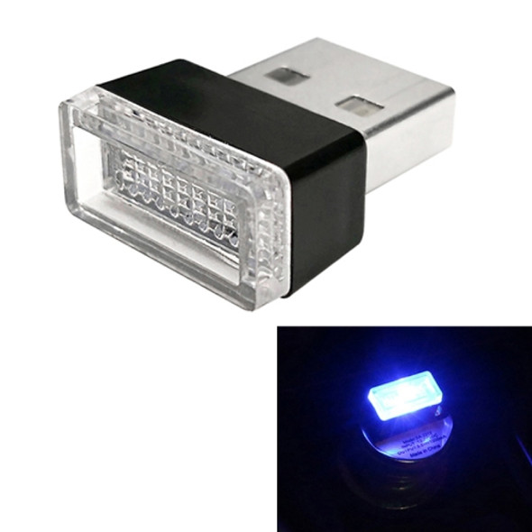 Universal PC Car USB LED Atmosphere Lights Emergency Lighting Decorative Lamp(Blue Light)