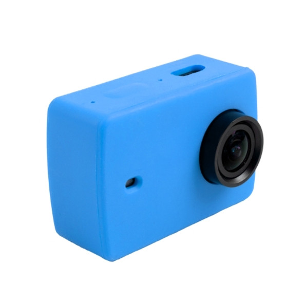 For Xiaomi Xiaoyi Yi II Sport Action Camera Silicone Housing Protective Case Cover Shell(Blue)