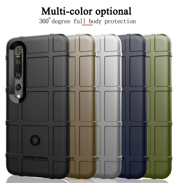 For Xiaomi Mi 10 / Mi 10 Pro Full Coverage Shockproof TPU Case(Black)