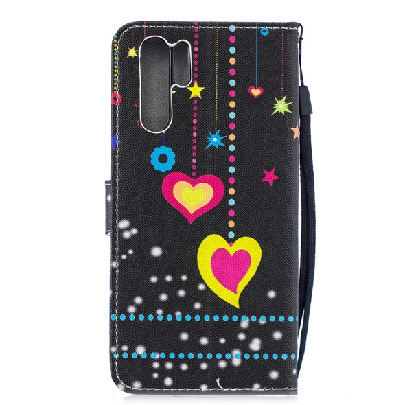 Colored Pattern Horizontal Flip Leather Case for Huawei P30 Pro, with Holder & Card Slots & Wallet