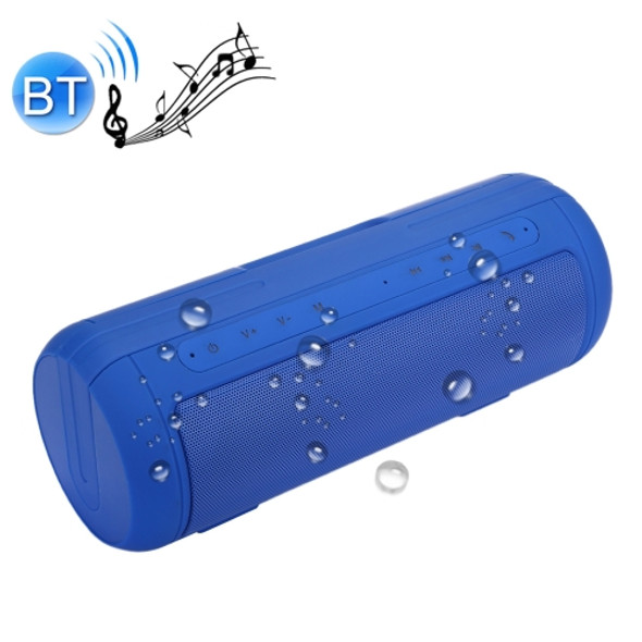 E5 Life Waterproof Bluetooth Stereo Speaker, with Built-in MIC & Handle, Support Hands-free Calls & TF Card & AUX IN & Power Bank, Bluetooth Distance: 10m(Blue)
