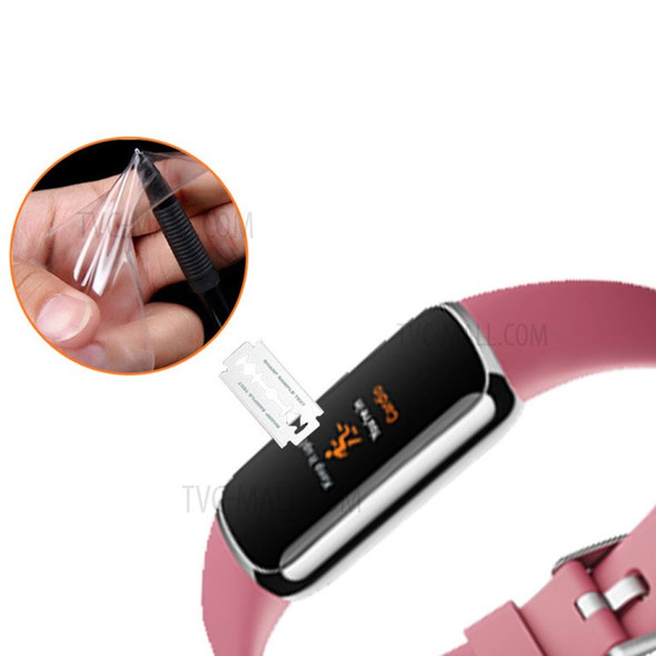 Explosion-proof Full Coverage Soft TPU Smart Watch Screen Protector Film for Fitbit Luxe