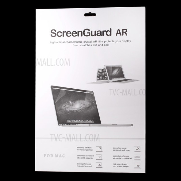 Clear LCD Screen Protector Film for Macbook Pro 15.4 with Retina Display