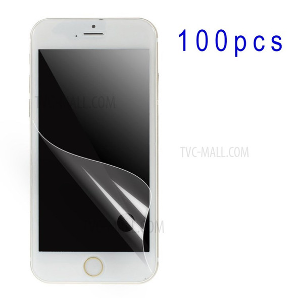 100Pcs/Set Clear LCD Screen Protective Film for iPhone 6 4.7 inch / 6s