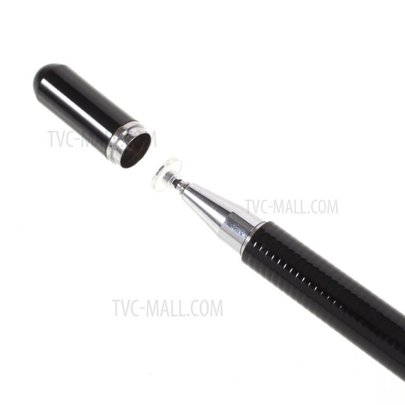 2 in 1 Stylus Touch Screen Pens for All Capacitive Touch Screens - Black