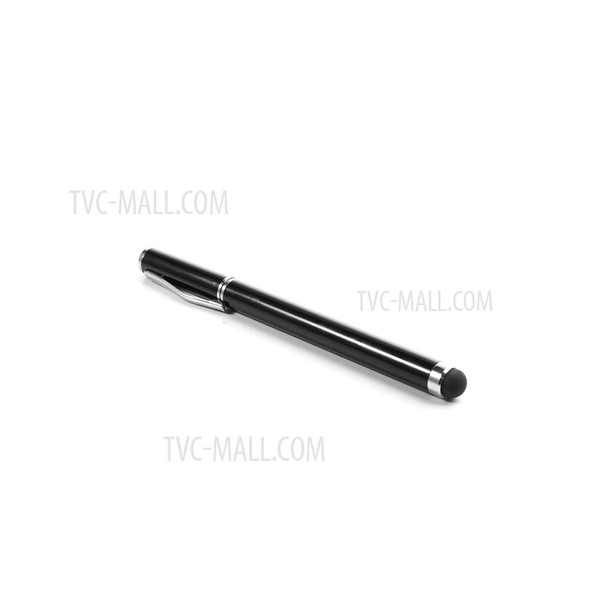Black Ball Point Pen Stylus for iPhone iPad Samsung with Capacitive Touch Screen