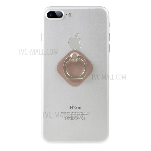 CMZWT Ring Holder Finger Loop Kickstand for iPhone Samsung etc. - Rose Gold