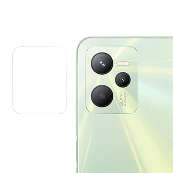 For Realme C35 Smooth Scratch-resistant HD Tempered Glass Transparent Back Camera Lens Protector Film