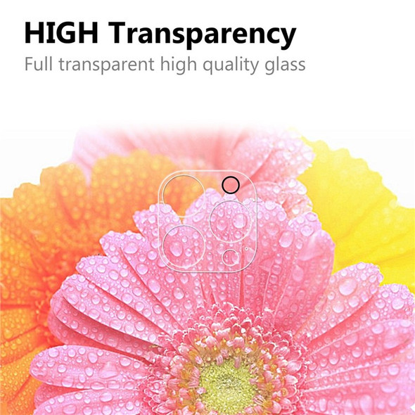 For iPhone 14 Pro 6.1 inch Rear Camera Lens Protector HD Clear Scratch Resistant Anti-explosion Tempered Glass Lens Film