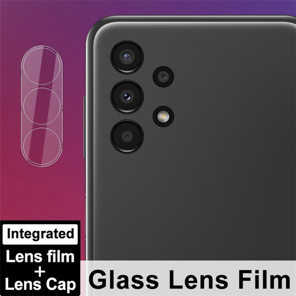 IMAK For Samsung Galaxy A13 4G/5G Rear Lens Film Integrated Tempered Glass Camera Lens Protector + Acrylic Lens Cap