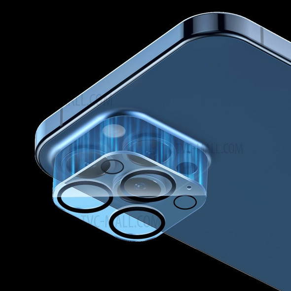 BASEUS 2Pcs/Set Full Coverage Clear Camera Lens  Diamond Grade Hardness Protector Film for iPhone 12 Pro