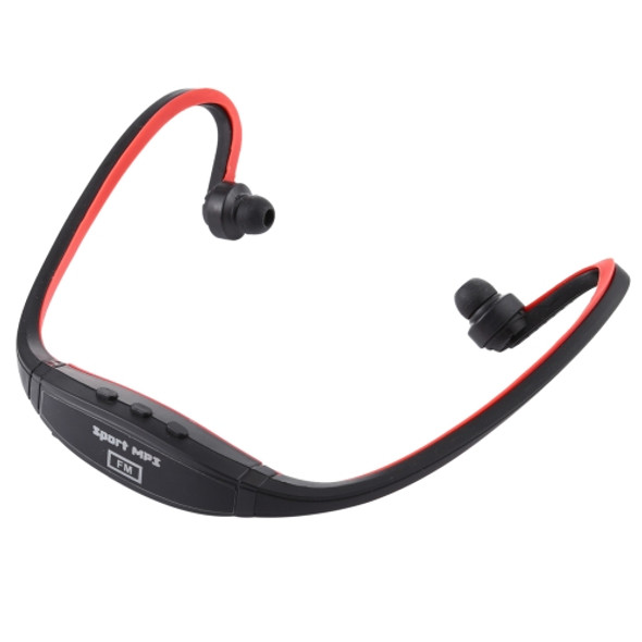 Sport MP3 Player Headset with TF Card Reader Function, Music Format: MP3 / WMA / WAV(Red)