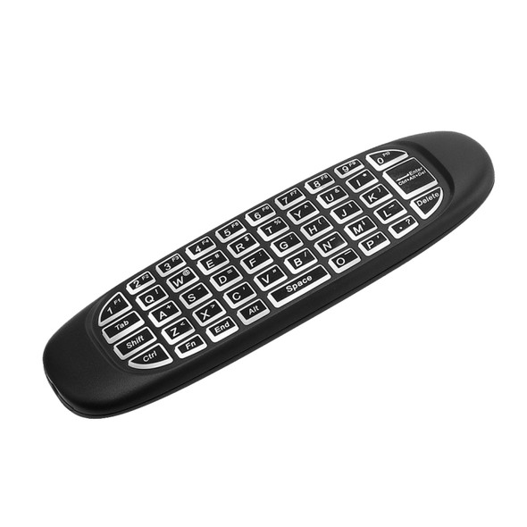 C120 Back-light Air Mouse 2.4GHz Wireless Keyboard 3D Gyroscope Sense Android Remote Controller for PC, Android TV Box / Smart TV, Game Devices