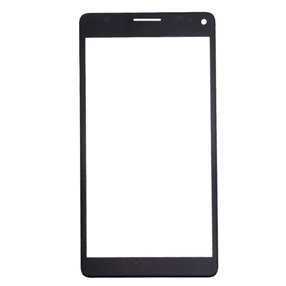 Original Front Screen Outer Glass Lens with Frame for Microsoft Lumia 950 XL(Black)